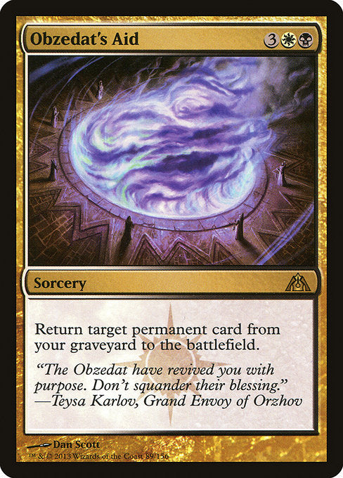 Obzedat's Aid - Dragon's Maze - R - 89