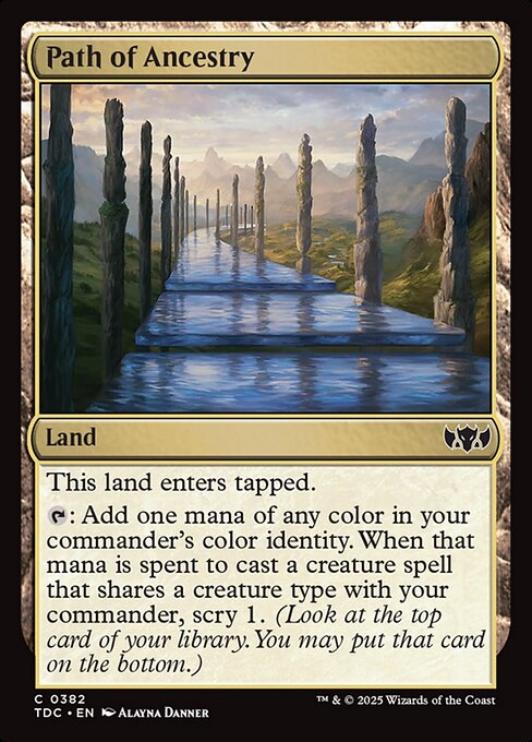 Path of Ancestry - Commander: Tarkir: Dragonstorm - C - 382