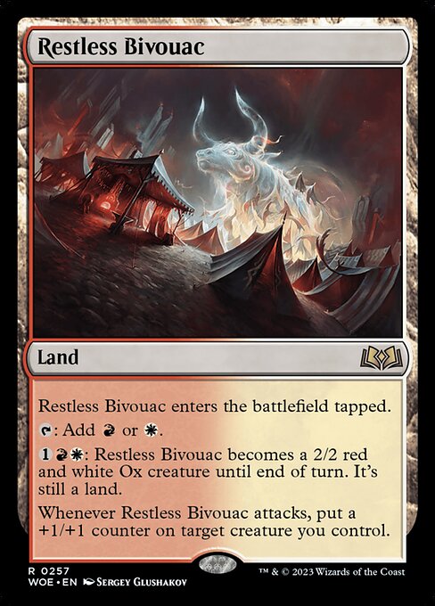 Restless Bivouac - Wilds of Eldraine - R - 257
