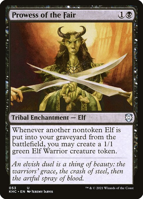 Prowess of the Fair - Commander: Kaldheim - U - 53