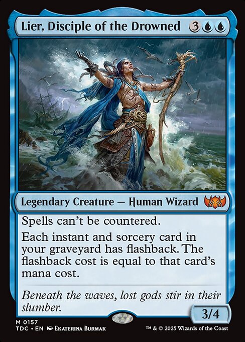 Lier, Disciple of the Drowned - Commander: Tarkir: Dragonstorm - M - 157