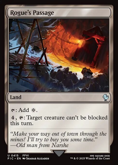 Rogue's Passage (Surge Foil) - Commander: FINAL FANTASY - U - 415