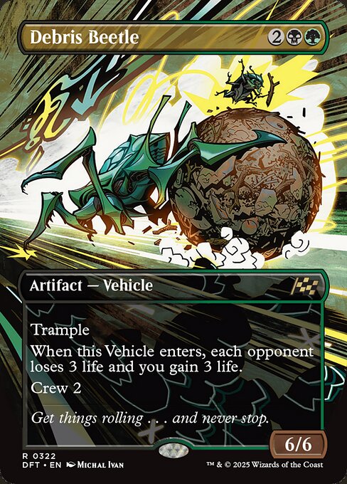 Debris Beetle (Borderless) - Aetherdrift - R - 322