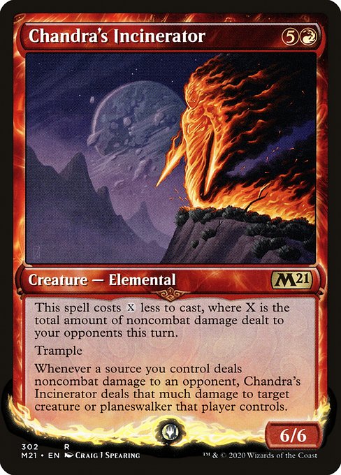 Chandra's Incinerator (Showcase) - Core Set 2021 - R - 302