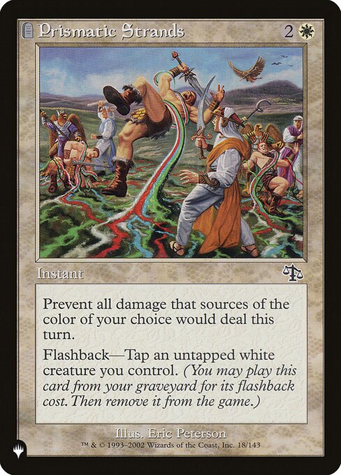 Prismatic Strands - The List Reprints - C - 18/143