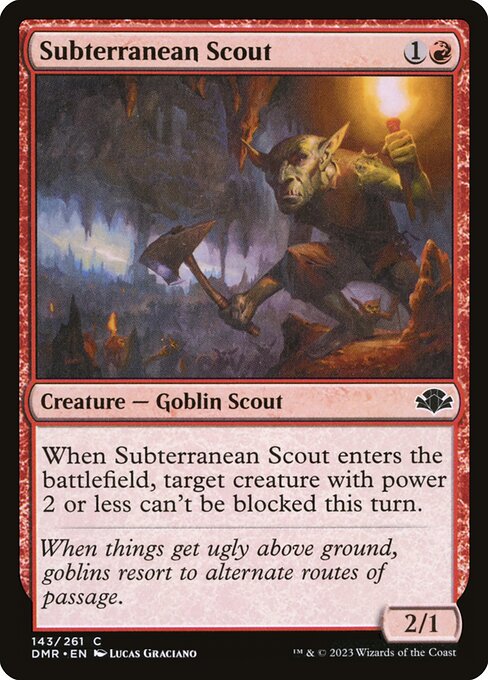 Subterranean Scout - Dominaria Remastered - C - 143