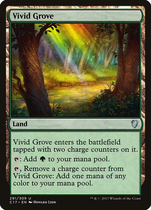 Vivid Grove - Commander 2017 - U - 291