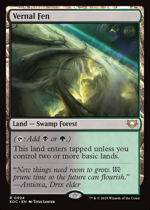 Vernal Fen - Commander: Edge of Eternities - R - 24