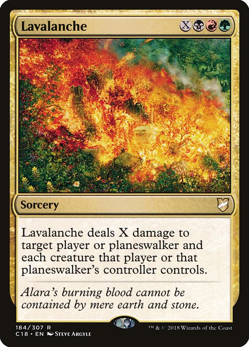 Lavalanche - Commander 2018 - R - 184