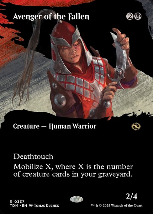 Avenger of the Fallen (Borderless) - Tarkir: Dragonstorm - R - 337