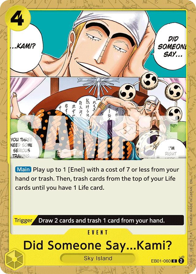 Did Someone Say...Kami? (Reprint) - Premium Booster -The Best- Vol. 2 - C - EB01-060