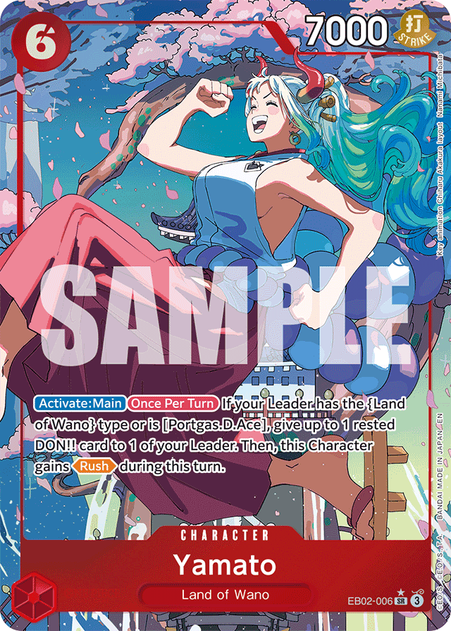 Yamato (Alternate Art) - Extra Booster: Anime 25th Collection - SR - EB02-006