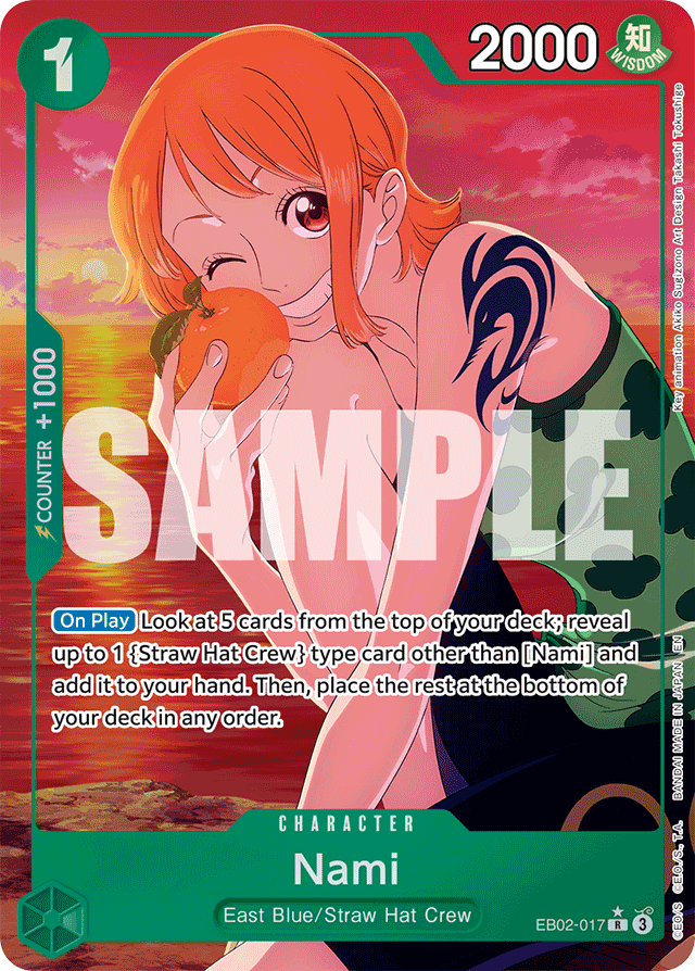 Nami (Alternate Art) - Extra Booster: Anime 25th Collection - R - EB02-017