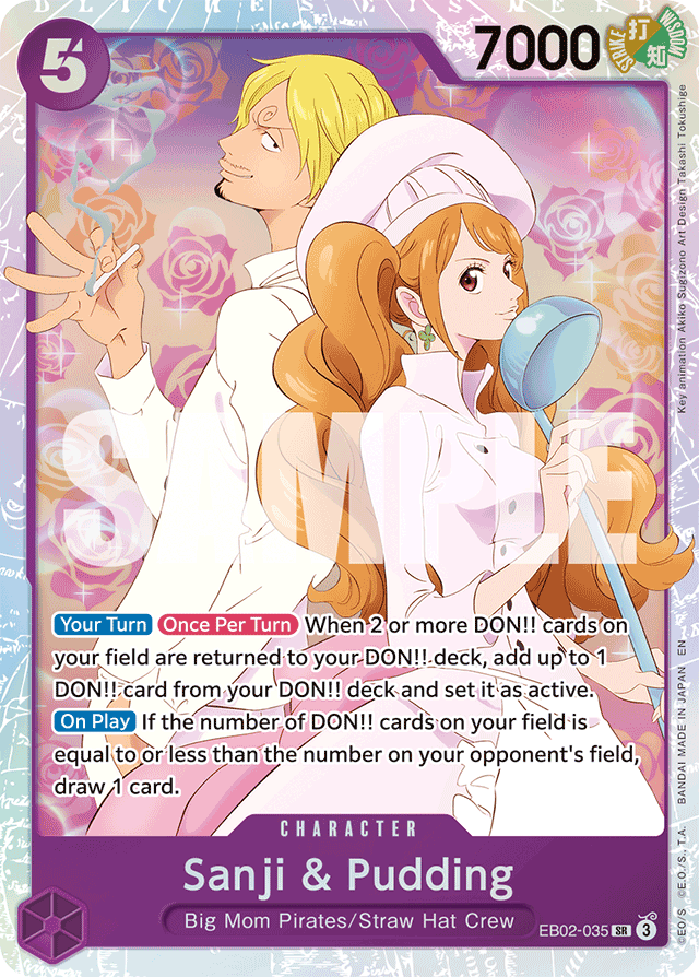 Sanji & Pudding - Extra Booster: Anime 25th Collection - SR - EB02-035