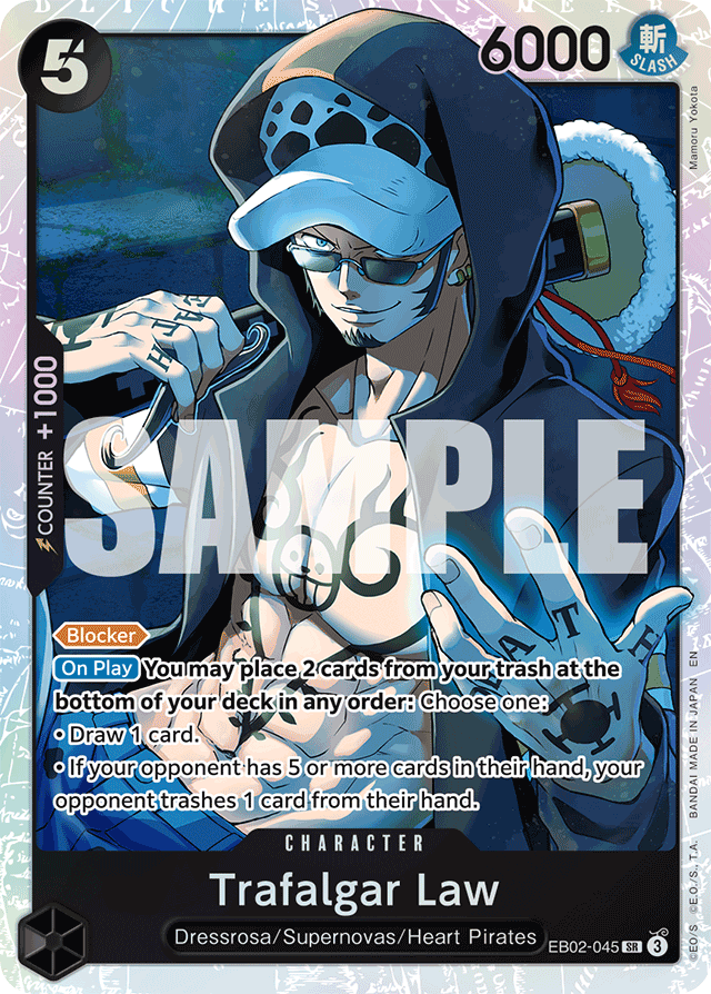 Trafalgar Law - Extra Booster: Anime 25th Collection - SR - EB02-045