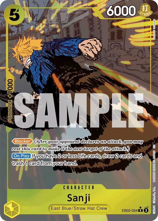 Sanji (Alternate Art) - Extra Booster: Anime 25th Collection - R - EB02-054