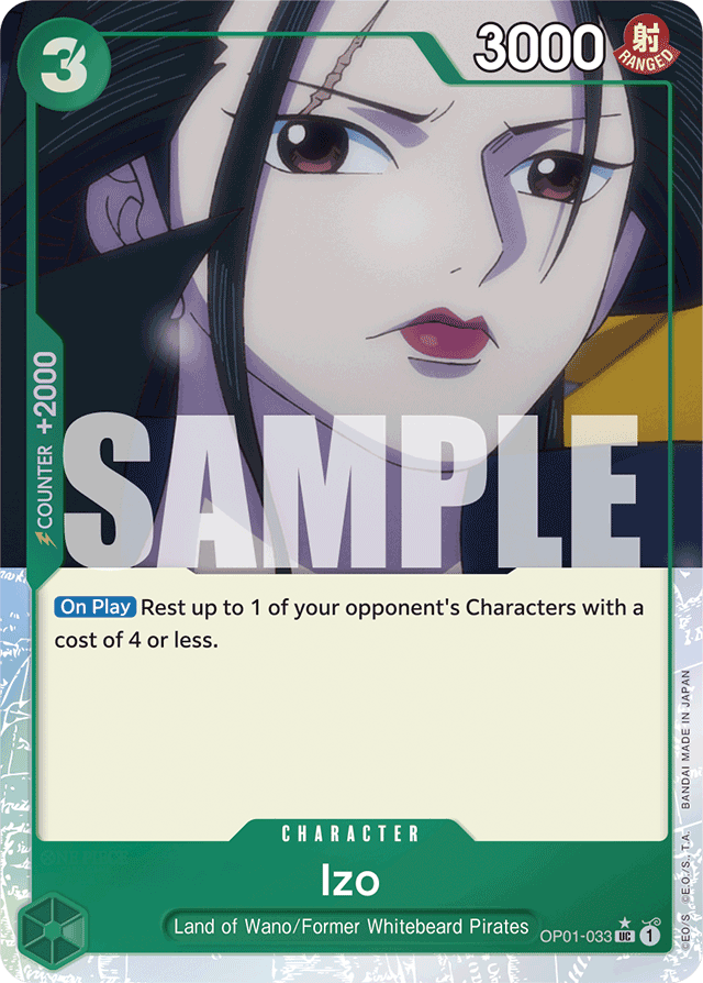 Izo (OP01-033) (Full Art) - Premium Booster -The Best- - UC - OP01-033
