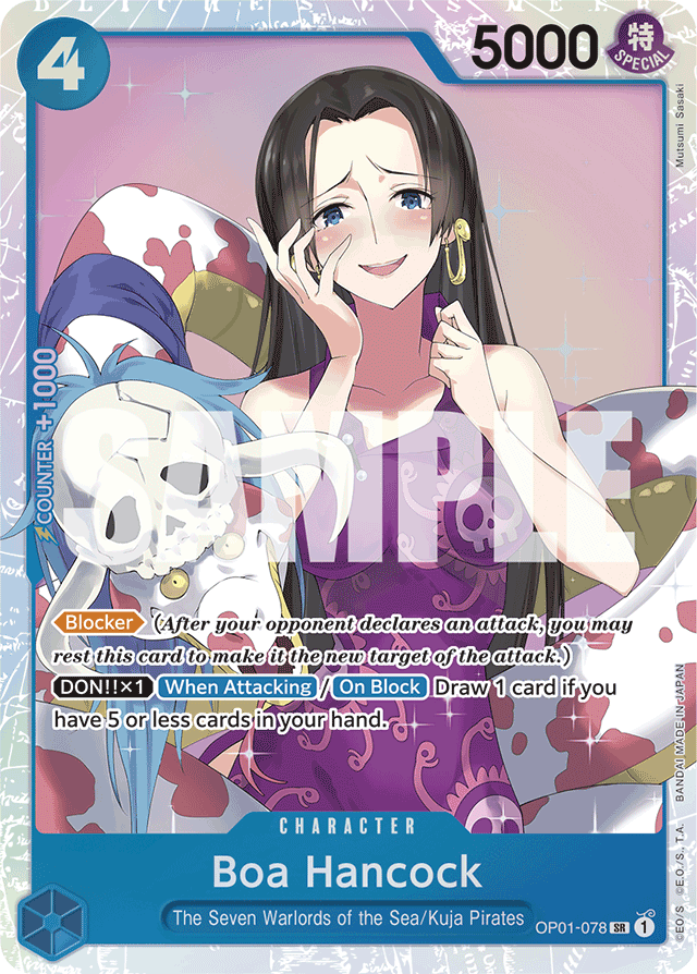 Boa Hancock (OP01-078) (Reprint) - Premium Booster -The Best- - SR - OP01-078