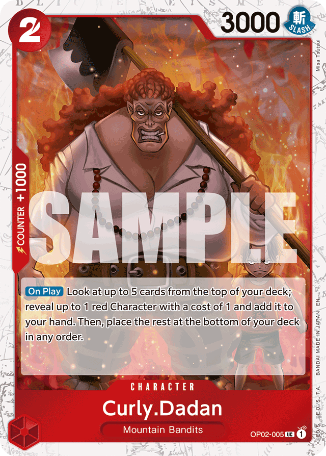 Curly.Dadan (Pirate Foil) - Premium Booster -The Best- Vol. 2 - UC - OP02-005