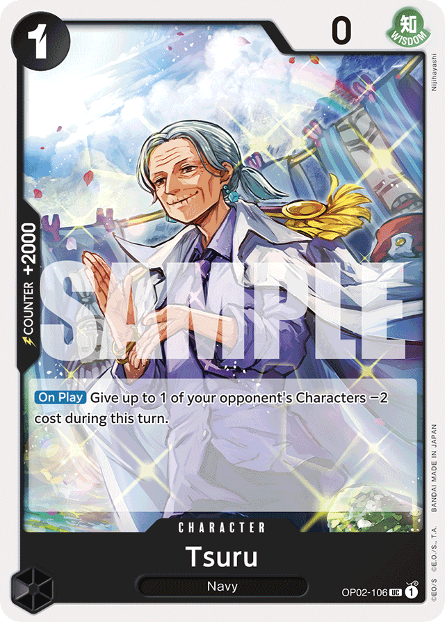 Tsuru (Reprint) - Premium Booster -The Best- - UC - OP02-106