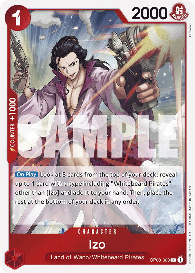 Izo (OP03-003) (Reprint) - Premium Booster -The Best- - R - OP03-003
