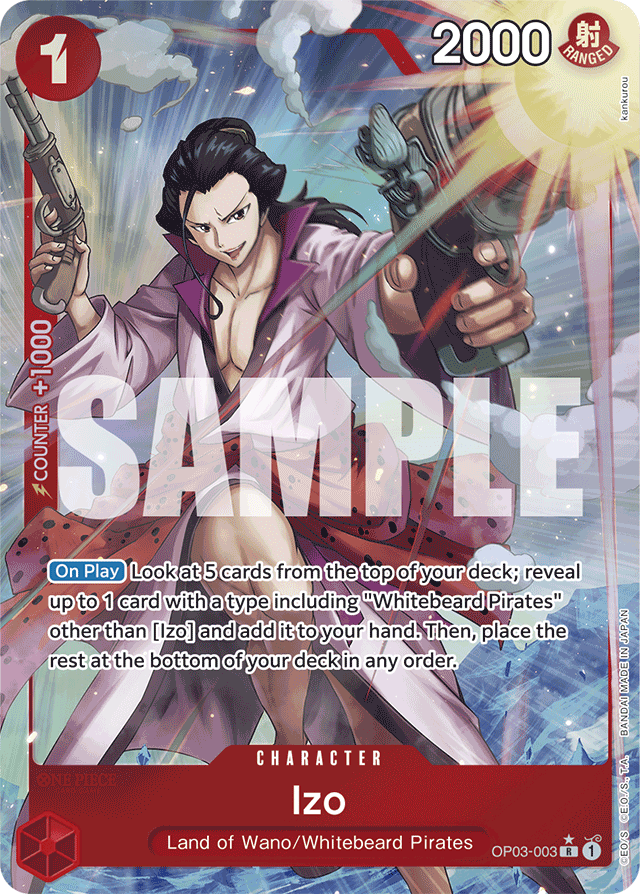 Izo (OP03-003) (Full Art) - Premium Booster -The Best- - R - OP03-003