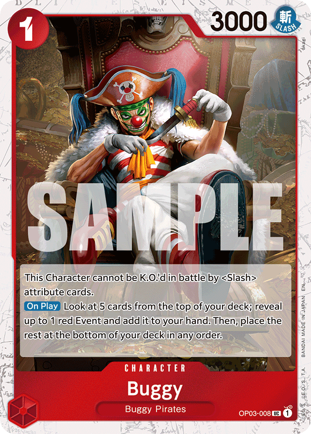 Buggy - OP03-008 (Pirate Foil) - Premium Booster -The Best- Vol. 2 - UC - OP03-008