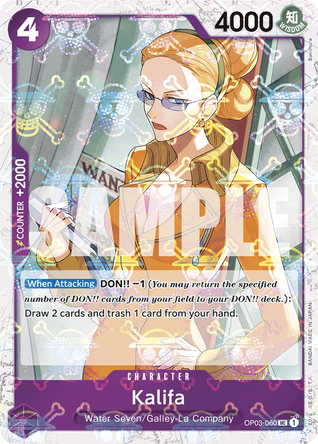 Kalifa (Jolly Roger Foil) - Premium Booster -The Best- - UC - OP03-060