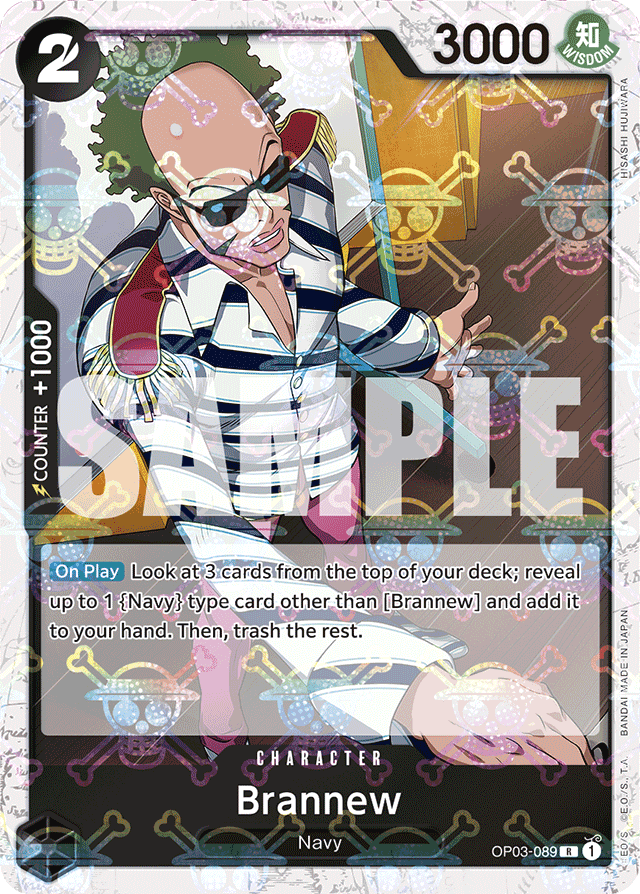 Brannew (Jolly Roger Foil) - Premium Booster -The Best- - R - OP03-089