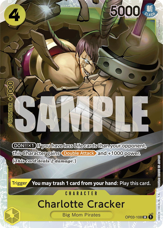 Charlotte Cracker (Reprint) - Premium Booster -The Best- - SR - OP03-108