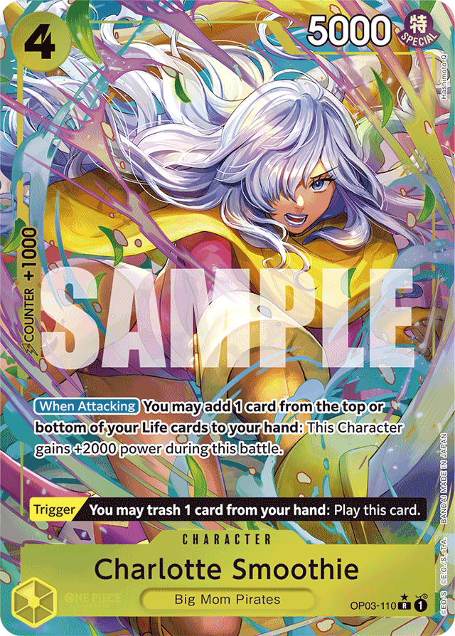 Charlotte Smoothie (Alternate Art) - Premium Booster -The Best- - R - OP03-110