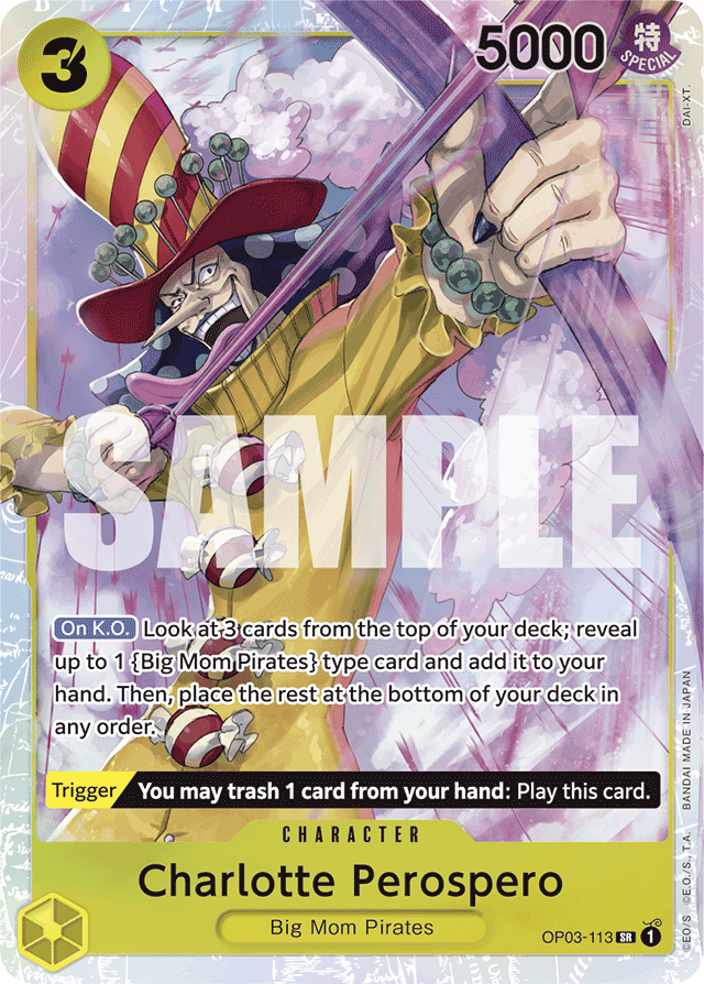 Charlotte Perospero (Reprint) - Premium Booster -The Best- - SR - OP03-113