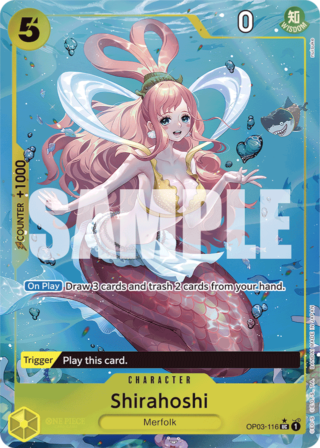 Shirahoshi (OP03-116) (Full Art) - Premium Booster -The Best- - UC - OP03-116
