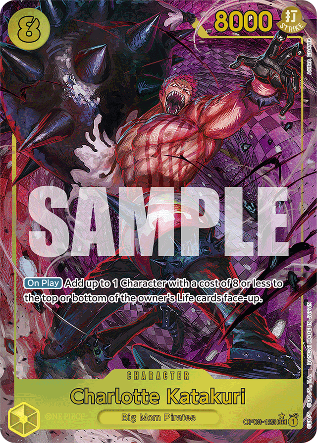 Charlotte Katakuri (Alternate Art) - Premium Booster -The Best- - SEC - OP03-123