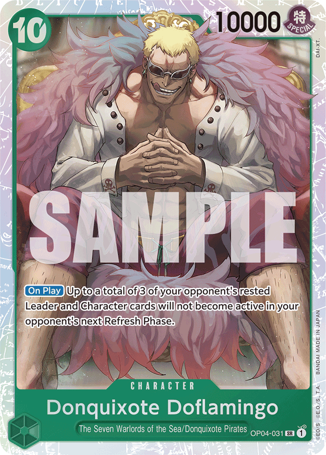 Donquixote Doflamingo (Reprint) - Premium Booster -The Best- - SR - OP04-031