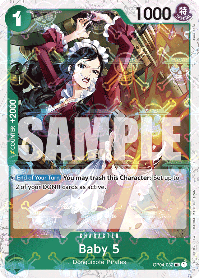 Baby 5 (OP04-032) (Jolly Roger Foil) - Premium Booster -The Best- - UC - OP04-032
