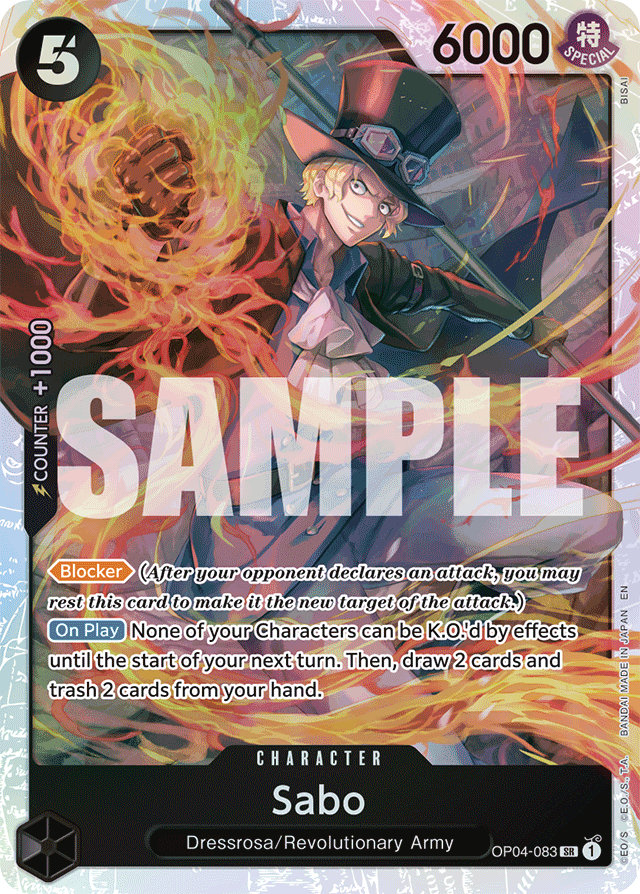 Sabo - OP04-083 (Reprint) - Premium Booster -The Best- Vol. 2 - SR - OP04-083