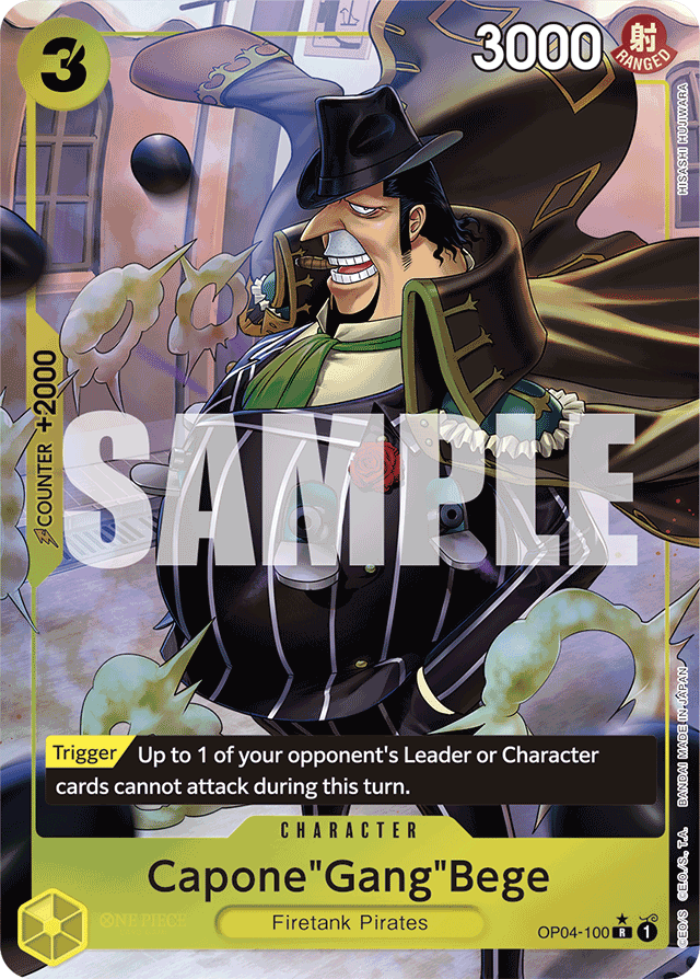 Capone"Gang"Bege (OP04-100) (Full Art) - Premium Booster -The Best- - R - OP04-100