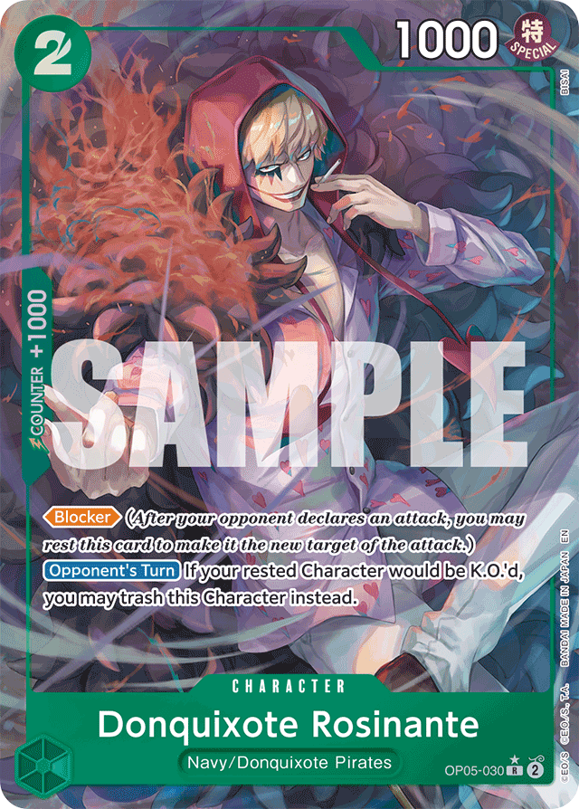 Donquixote Rosinante (Alternate Art) - Premium Booster -The Best- Vol. 2 - R - OP05-030