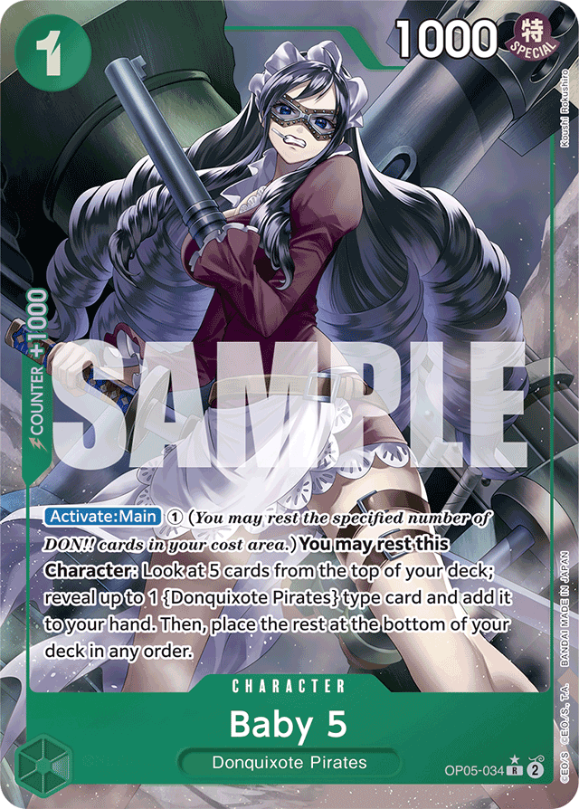 Baby 5 (OP05-034) (Full Art) - Premium Booster -The Best- - R - OP05-034