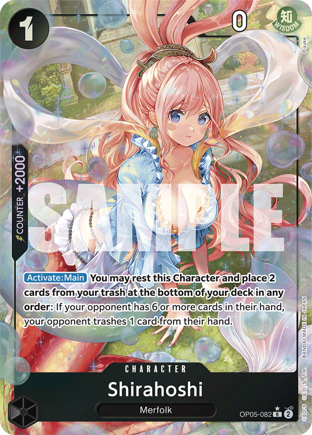 Shirahoshi (OP05-082) (Alternate Art) - Premium Booster -The Best- - R - OP05-082