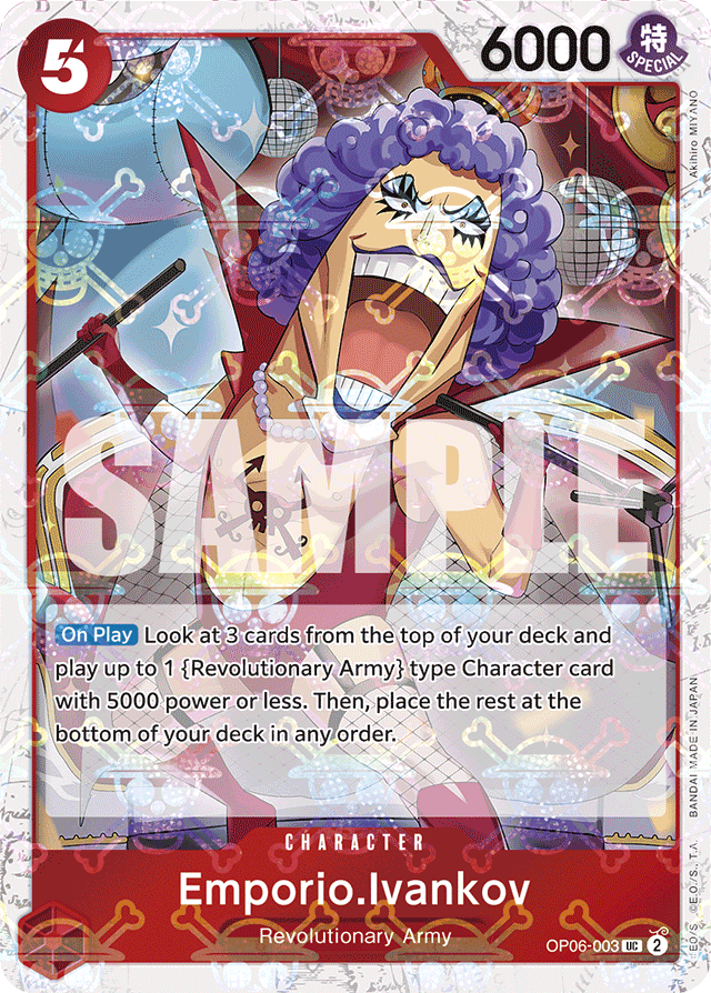 Emporio.Ivankov (Jolly Roger Foil) - Premium Booster -The Best- - UC - OP06-003