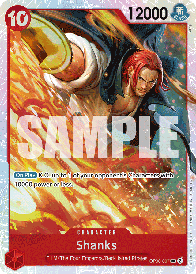Shanks (Reprint) - Premium Booster -The Best- Vol. 2 - SR - OP06-007
