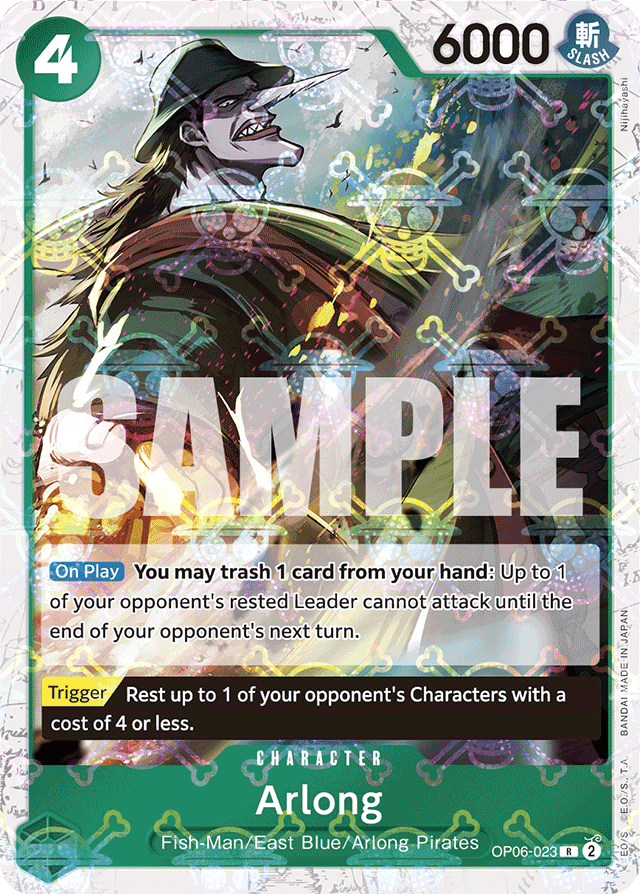 Arlong (Jolly Roger Foil) - Premium Booster -The Best- - R - OP06-023