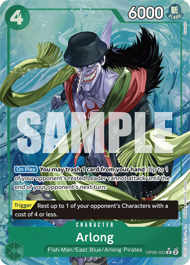 Arlong (Alternate Art) - Premium Booster -The Best- - R - OP06-023