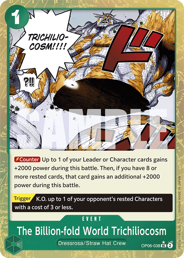 The Billion-fold World Trichiliocosm (Textured Foil) - Premium Booster -The Best- - UC - OP06-038