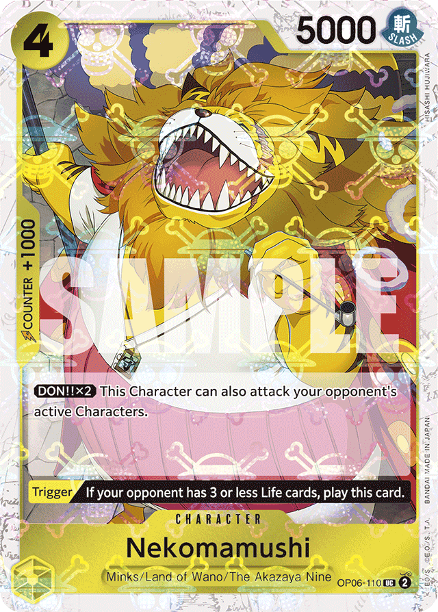 Nekomamushi (Jolly Roger Foil) - Premium Booster -The Best- - UC - OP06-110