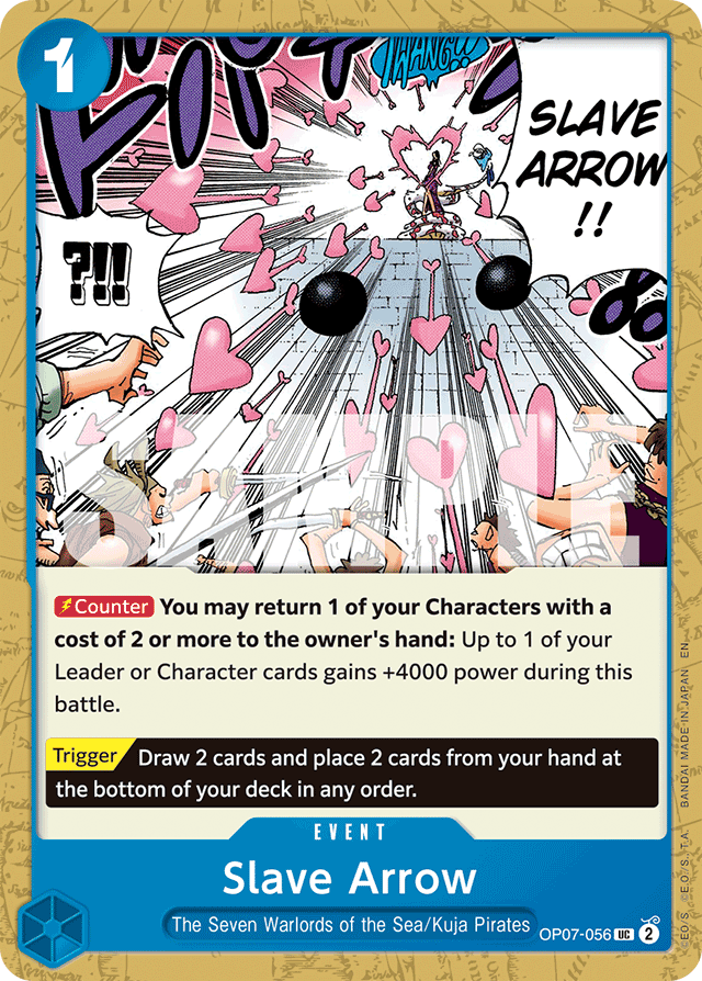 Slave Arrow (Reprint) - Premium Booster -The Best- Vol. 2 - UC - OP07-056