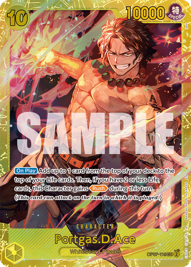 Portgas.D.Ace - OP07-119 (Reprint) - Premium Booster -The Best- Vol. 2 - SEC - OP07-119