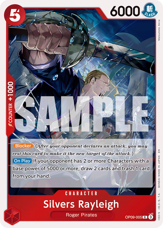 Silvers Rayleigh - OP09-005 (Reprint) - Premium Booster -The Best- Vol. 2 - R - OP09-005